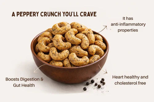 BLACK pepper kaju Cashew મરી કાજુ