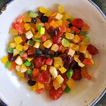 mix fruit cocktail મિક્સ  ફ્રુટ ટુકડા